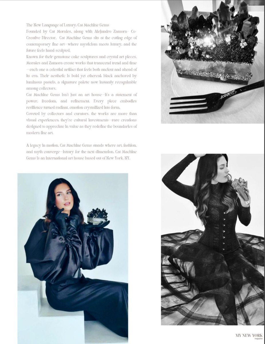 MY NEW YORK magazine feature spread on Cat Machine Gems