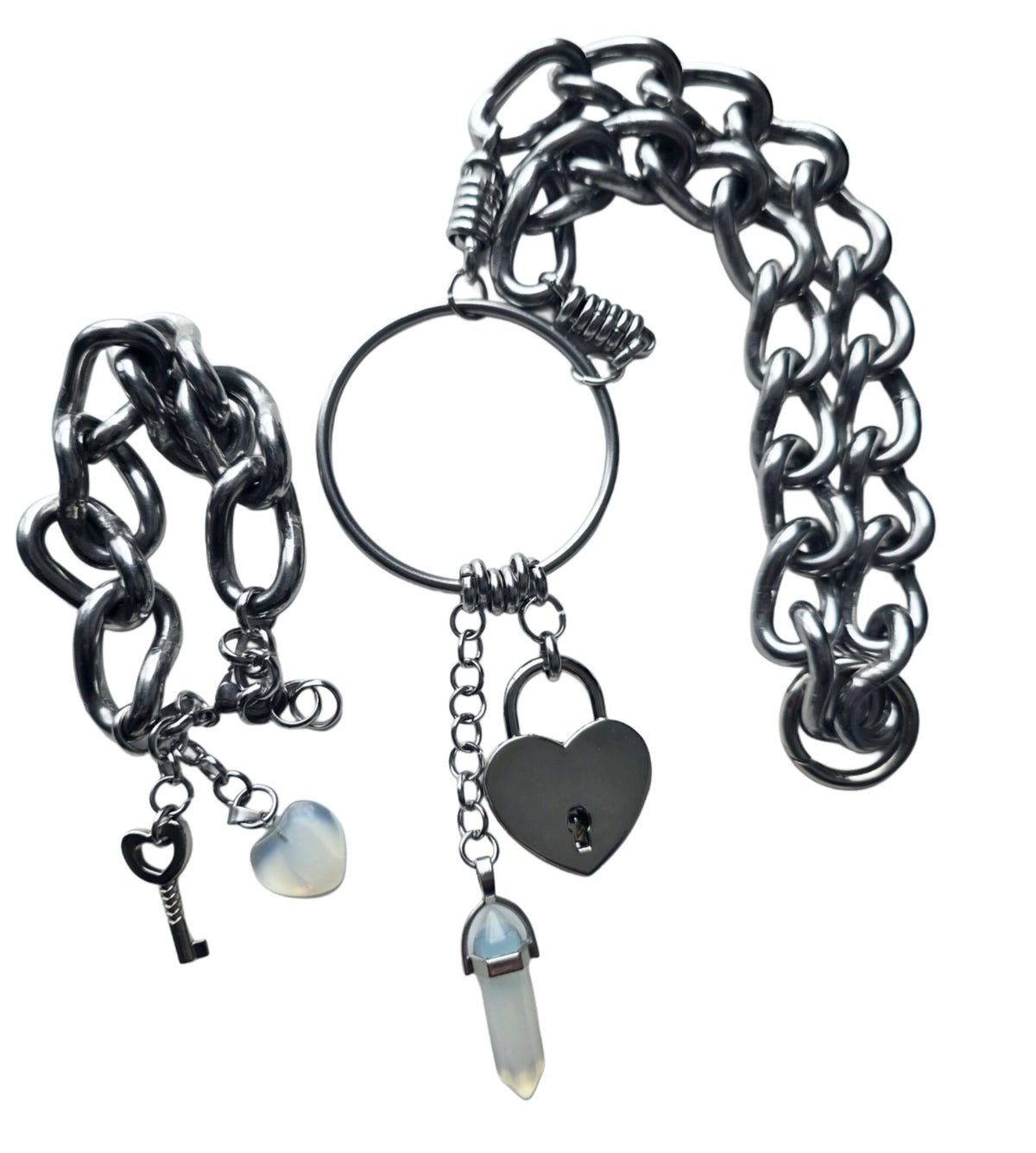 Opalescent/Heart/with bracelet