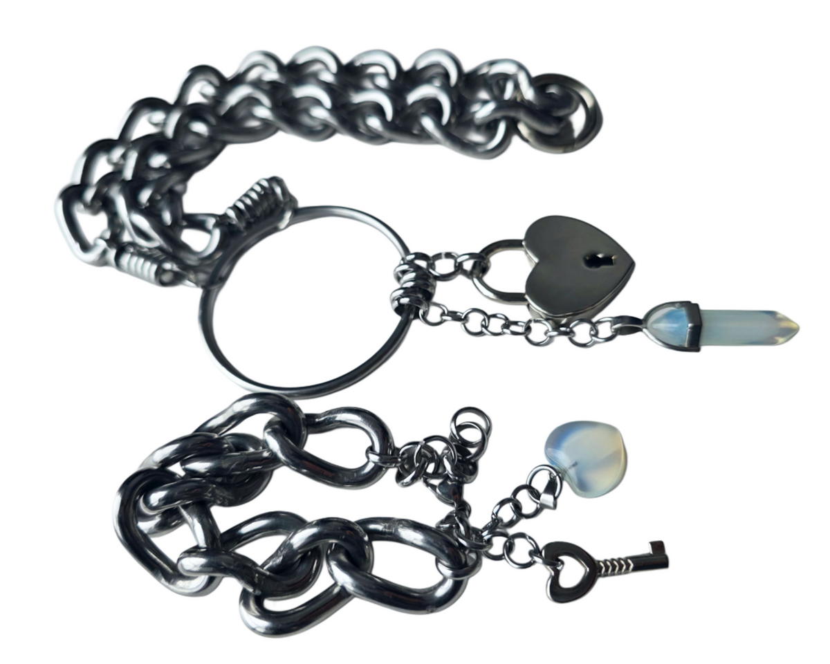 Opalescent/Heart/with bracelet