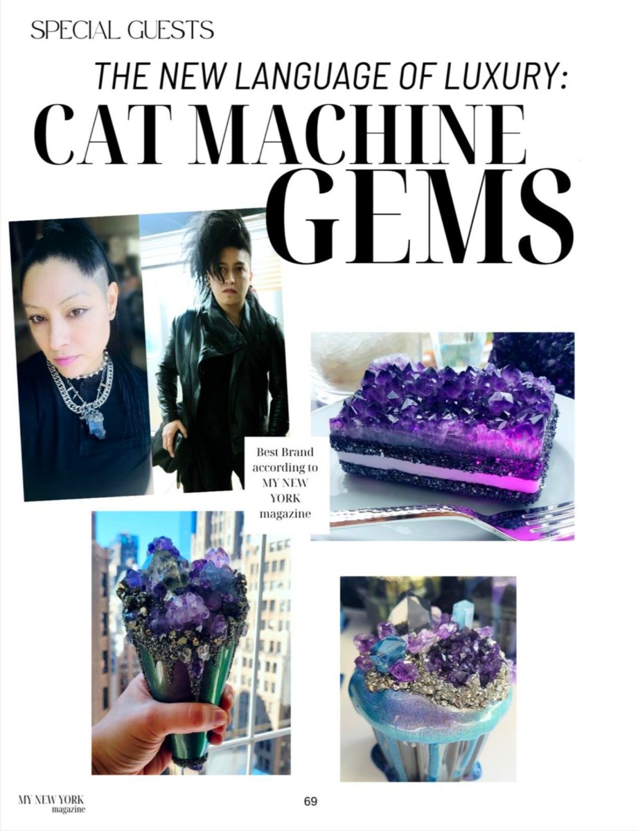 MY NEW YORK magazine feature: The New Language of Luxury — Cat Machine Gems