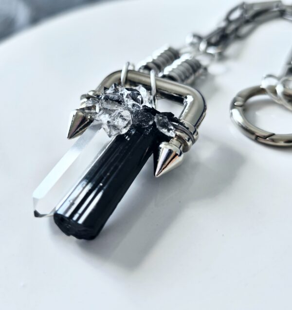 Double Spiked Quartz #3 Black